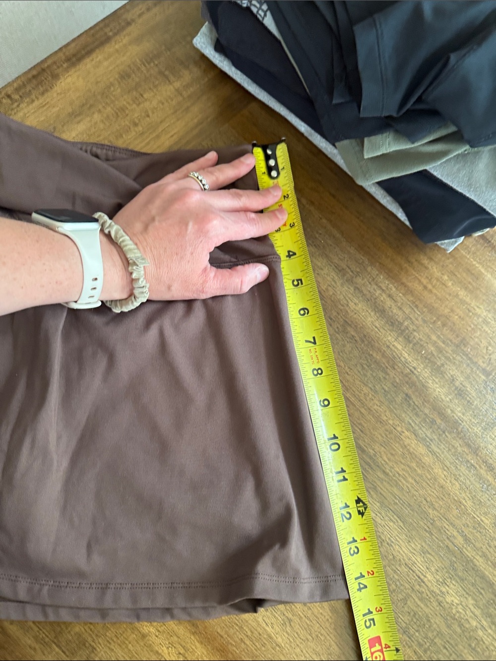 Yogalicious Lux crosstown Brown cross wait Skort small - Picture 6 of 6
